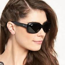 Ray-Ban Rectangular Sunglasses RB4122-601/71_50 black/dark green