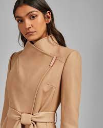 £329 cashmere number from ted baker sweeps the nation as frenzied shoppers can't resist showing. Midi Wool Wrap Coat Camel Jackets And Coats Ted Baker Row