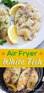 Air Fryer White Fish White Fish Garlic Lemon Pepper Best Recipe Box Recipe Air Fryer Dinner Recipes Air Fryer Recipes Healthy Air Fryer Recipes Easy