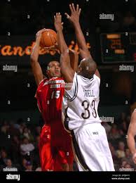 Jacksonville State forward Harold Crow (15) shoots against Vanderbilt  forward Julian Terrell (33) during the first half Friday, Nov. 18, 2005, in  Nashville,Tenn. (AP Photo/Mike Strasinger Stock Photo