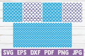 For 2018, i designed a new paper lantern each month and shared the svg cut files with you free. Mermaid Pattern Cut Files Graphic By Mintymarshmallows Creative Fabrica