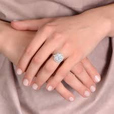 To give you an insight into how a diamond's carat weight affects its price, here is an average list of prices for a traditional solitaire engagement ring with a round center diamond with a clarity of si1 and a color grade i, set in 18 karat white gold: 7 Carat Engagement Rings Estate Diamond Jewelry