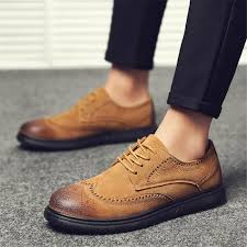 Découvrez la collection de chaussures homme sur spartoo ✓ livraison gratuite, retour offert ► commandez au meilleur prix vos chaussures homme avec spartoo ! Hommes Derbie De Marque De Luxe Haut Qualite Chaussures Permeable A L Air Plus Taille 39 44 Marron Achat Vente Derby Prolongation Soldes Cdiscount