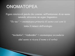 L'onomatopea ( 2 h ). Analizzare Una Poesia Lametrica E Le Figure Retoriche Ppt Video Online Scaricare