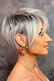Short hairstyles have been one of the main trends among women's hairstyles for several seasons in a row. 32 Short Grey Hair Cuts And Styles Lovehairstyles Com