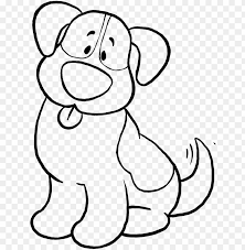 Maybe you would like to learn more about one of these? Cute Dog Coloring Pages Simple Dog Coloring Sheet Png Image With Transparent Background Toppng