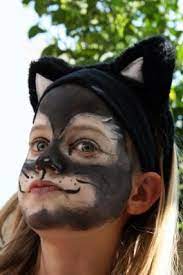 Simple black cat face paint design, amazing face by amanda nelson, orlando, fl. Cat Face Paint Basics And Variations Lovetoknow Cat Makeup For Kids Cat Face Makeup Black Cat Face Paint