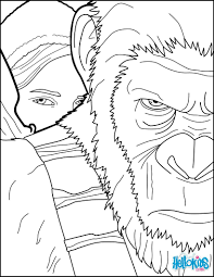 This war apes coloring page is the most beautiful among all coloring sheets. Coloring Page From The New Movie War Of The Planet Of The Apes More Movie Content On Hellokids C Coloring Pages Cartoon Coloring Pages Coloring Pages For Kids