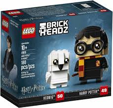 Lego Brickheadz 180 Piece Harry Potter Hedwig Building Kit Multicolor Harrypotter Harry Book Harry Potter Hedwig Lego Lego Harry Potter