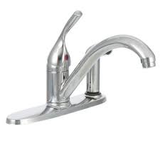 Delta kitchen faucet company is known for its innovative products. Delta Classic Single Handle Standard Kitchen Faucet In Chrome 100 Dst The Home Depot