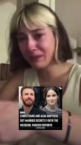Con😭gra😭tu😭la😭tionnn😭😭im happy for him but😭😭😭😭😭#chrisevans  #albabaptista #marriage #cevans #congratulations #ripme
