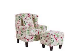 We did not find results for: Fabric Wingback Chair With Footstool Floral Pattern Cream Hamar Beliani De