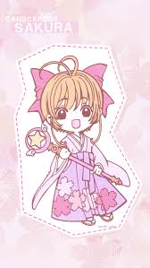 Phone Wallpaper Tumblr Sakura Card Anime Chibi Cardcaptor Sakura
