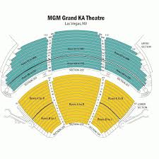 Mgm Arena Seating Map David Copperfield Seat Map Grand