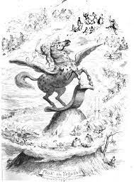 This unicorn shirt is a suitable gift for a cat lover. Puck On Pegasus By H Cholmondeley Pennell
