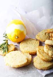 Lemon Rosemary Low Carb Shortbread Ruled Me Recipe Low Carb Recipes Dessert Recipes Low Carb Cookies