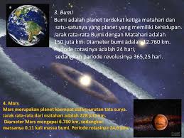 Bumi juga menempati posisi sebagai planet terdingin nomor 7 dan planet terpanas di urutan ketiga. Sistem Tata Surya Dan Kehidupan Di Bumi Ppt Download