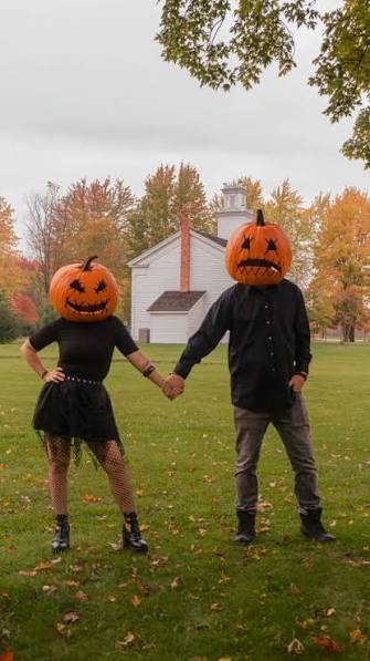 Just a couple of Pumpkin Head Lovers 🫶🏼🎃, The biggest THANK YOU to our  sponsors for making the event happen:, @crawford_cosmetics_ro ,  @crawford_cosmetics , and Vinckier Foods in Wadhams!, THANKS for ...