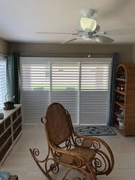 Sliding glass doors, or sliders for short, can create a problem when it comes time to choose a window treatment. Plantation Shutters For Sliding Glass Doors Riverview