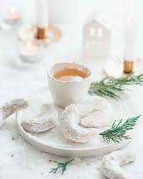 Vanille Kipferln Croissants Aux Amandes De Noel