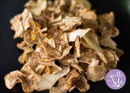 Infornare a 190° per, indicativamente, 25 minuti: Le Ricette Della Seta Chips Di Topinambur Essiccato