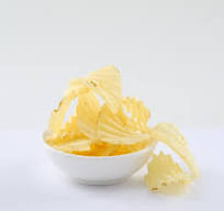 Fried Fresh-cut Potato Chips Fruit And Vegetable Snacks With ...