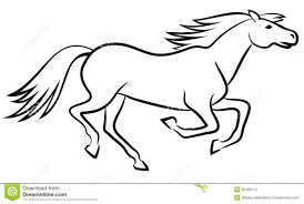 Running Horse Outline Google Search Animal Outline Animal Drawings Animal Design Illustration