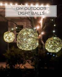 Get more out of your recycled wine bottles by doing three awesome diy outdoor lighting projects. Diy Outdoor Light Balls In 5 Simple Steps Crafted By The Hunts