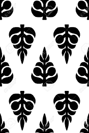 This free vector pattern is a simple black and white image so that you can play around with colors! Vector Seamless Pattern Block Printed Floral Background Handmade Royalty Free Cliparts Vectors And Stock Illustration Image 64121724