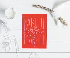 The printable images are in high quality.pdf format. Fake It Till You Make It Free Printable Little Gold Pixel