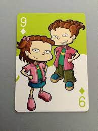 Lil & Phil DeVille Grown Up Rugrats Characters Single Swap Playing Card  | eBay