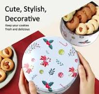 Amazon.com: TangFee Chiristmas ornament Style Cookie Tin ...