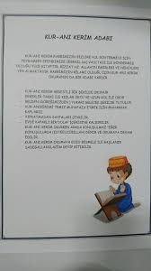 Kur An I Kerim Okuma Adabi 2020 Egitim Egitim Faaliyetleri Faaliyetler