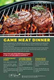 Gamekeepers are game and meat specialists, supplying some of the best quality meat in the country, to some of melbourne's most prestigious restaurants. We Re The Lawns Wild Game Fine Dining Restaurant Facebook