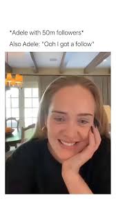 Follow (us) @FUCKBOYPROBLEM.S for more celebrity content 😂🍿💚, That ‘oi’  tho 😭, When Adele went live