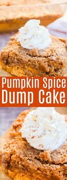 Pumpkin Spice Dump Cake The Diary Of A Real Housewife Pumpkin Dump Cake Recipe Pumpkin Spice Cake Spice Cake Recipes