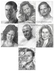 8 Lost Drawing Prints Jack Kate Sawyer Locke Charlie Etsy In 2021 Drawings Lost Sawyer Drawing Prints