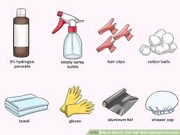 How To Bleach Your Hair With Hydrogen Peroxide With Pictures Bleaching Your Hair Peroxide Hair Diy Bleach Hair