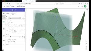Exploring Partial Derivatives In Geogebra 3d Youtube