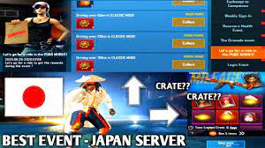 New Best Event Japan Server Spending Crate With Japan Server Pubg Mobile Korea Youtube