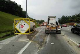 Slim river is reachable via keretapi tanah malayu or ktm in local verbal shortcut. Acid Laden Tanker Overturns On Nse Near Slim River The Star