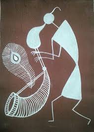 Tarpa/ adivasi tarpa/pamru/amol dj palghar/amol thakare/amol dj live recording. Indian Tribal Tarpa Player Painting By Kalpeshkumar Patel