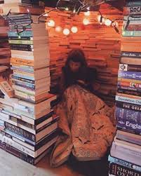 Or Maybe Your Little Sanctuary Is Literally Made Out Of Books Reading Den Books Book Nooks