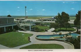 Perth Airport Early 1960s Perth Airport Perth Western Australia Australian Airlines