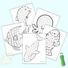 Check spelling or type a new query. Free Printable Ocean Animals Dot It Marker Pages The Artisan Life
