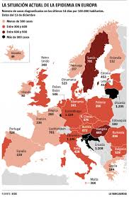 Mapa de países de la unión europea. El Virus Registra Su Mayor Virulencia En La Europa Del Este Y Los Balcanes