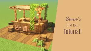 Seven S Minecraft Tiki Bar Minecraft Crafts Minecraft Shops Minecraft Designs