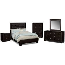 The linda's style is the marriage of contemporary lines and classic craftsmanship. Bedroom Furniture Highland Merlot 7 Pc King Bedroom Furniture Value City Furniture Bedroom Furniture