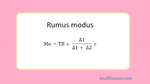 Cara mudah menentukan mean dari data yang tersaji dalam diagram batang Contoh Soal Modus Dan Penyelesaiannya Soalfismat Com