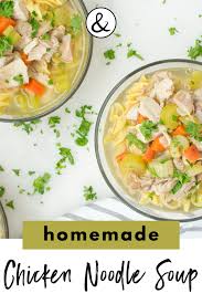 You can also use leftover cooked chicken and shred it with two forks. Homemade Chicken Noodle Soup From Scratch
